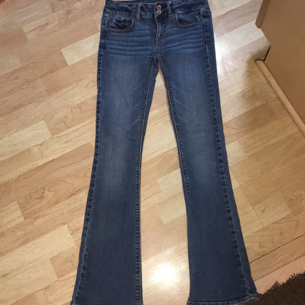 American Eagle artist flare jeans